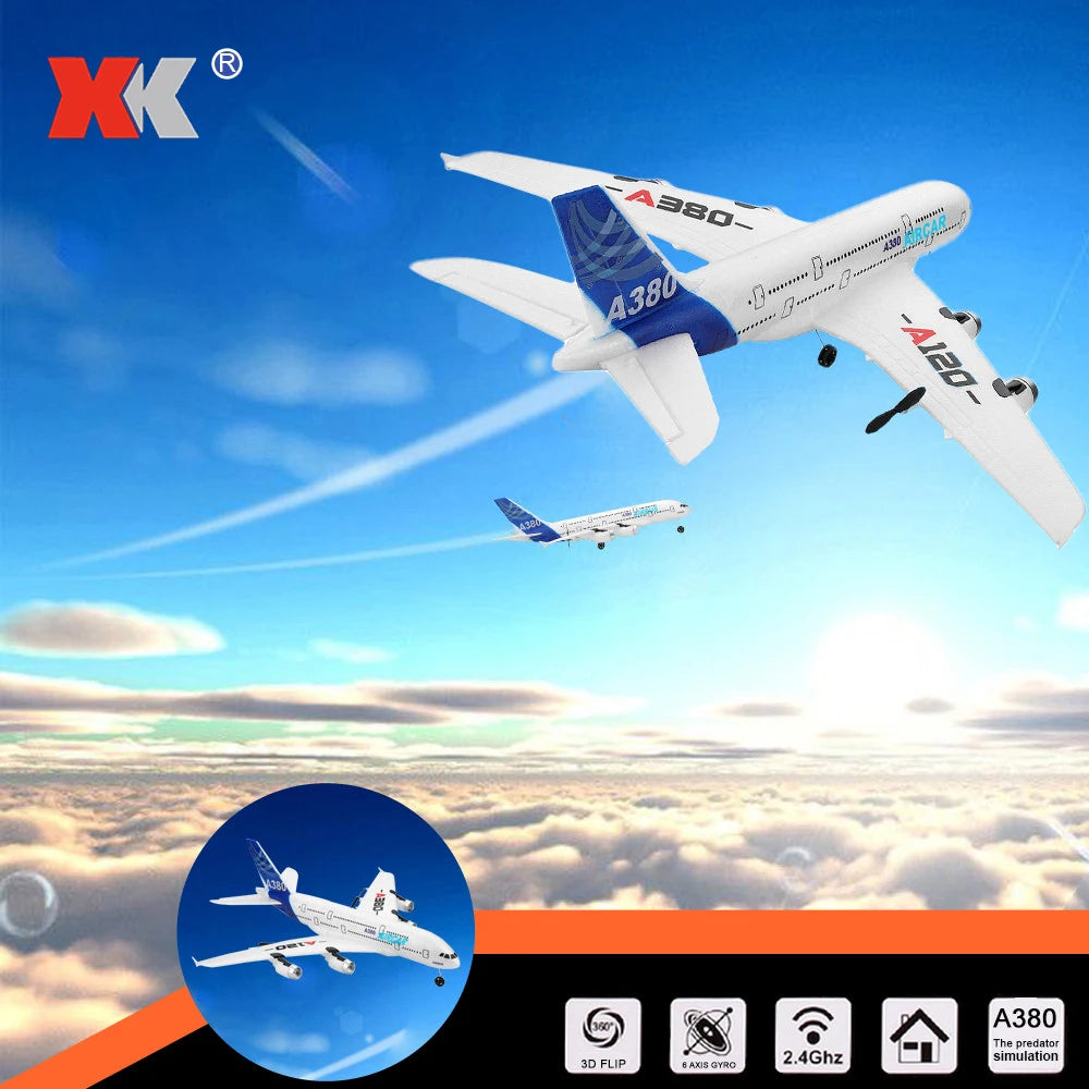 WLtoys XK A120 Airbus A380 RC Plane 3CH EPP RTF