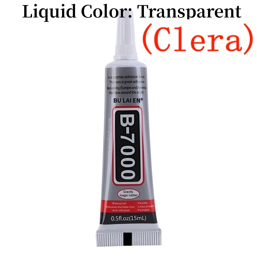 B-7000 Clear Adhesive Glue with Precision Tip (15ml/50ml/110ml)