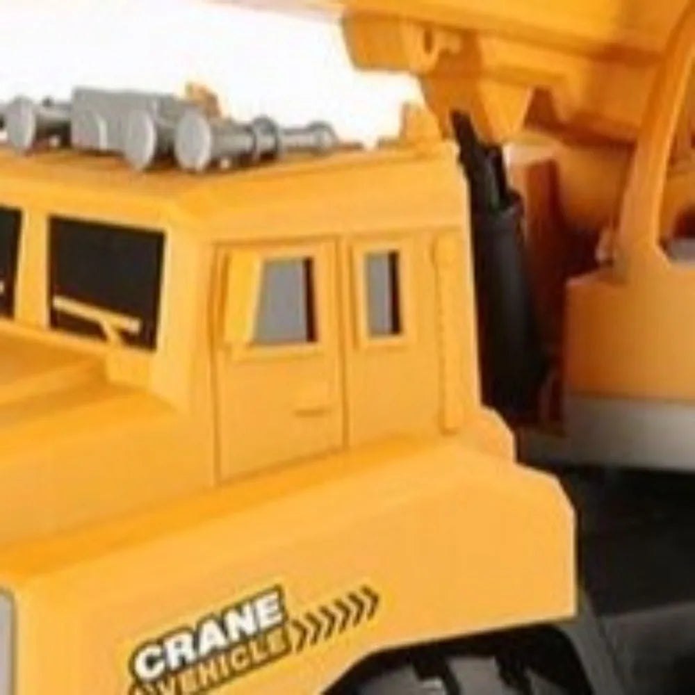 Mini Plastic Engineering Vehicle Toys – Inertia Excavator & Bulldozer Push-and-Go Models