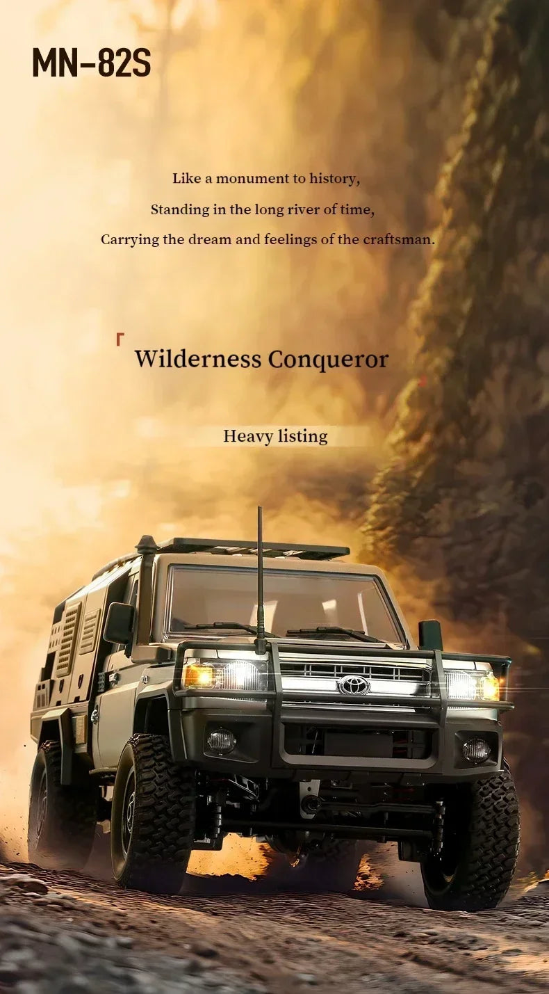 MN82/MN82S 1/12 RC Car 4x4 Off-Road Crawler – Toyota Style