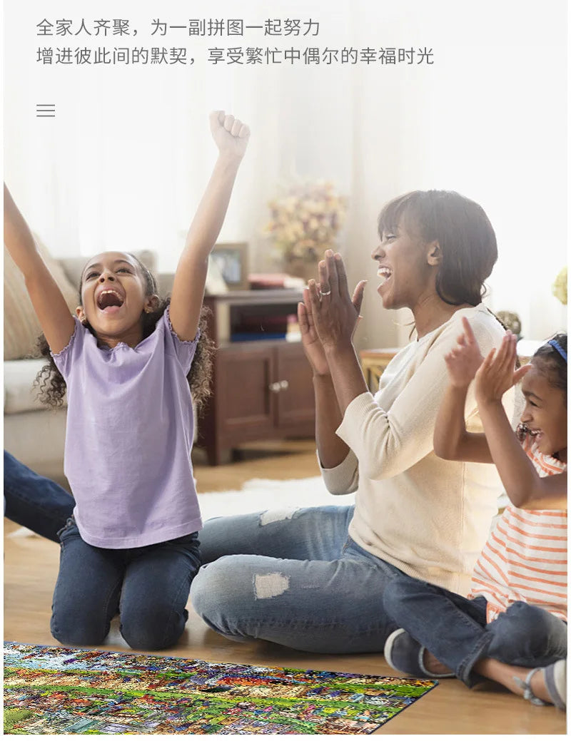 2000-Piece Landscape Jigsaw Puzzle – Educational Game for Kids & Children