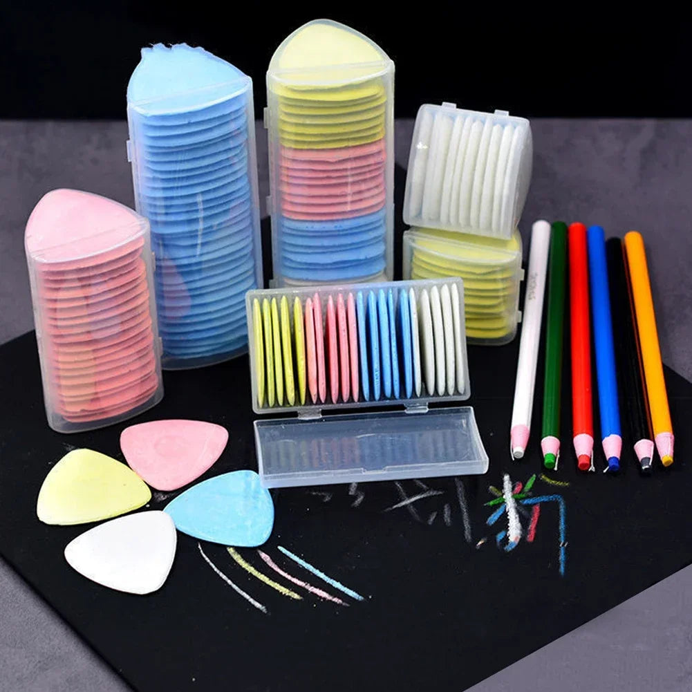 10PCS Colorful Tailor Chalk – Sewing & Fabric Marking Set