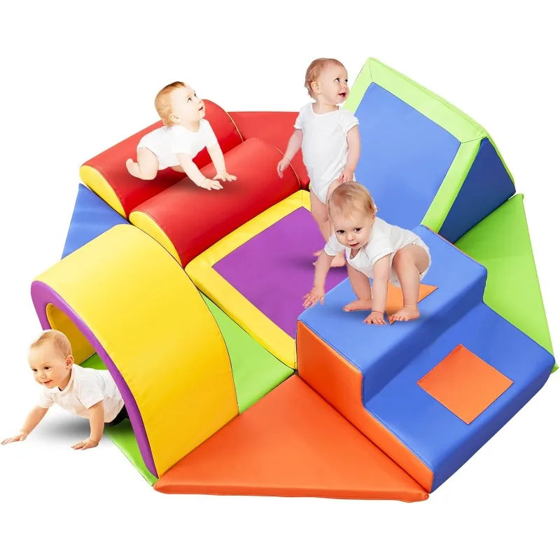 11-Piece Toddler Climbing Toys – Soft Foam Indoor Play Set