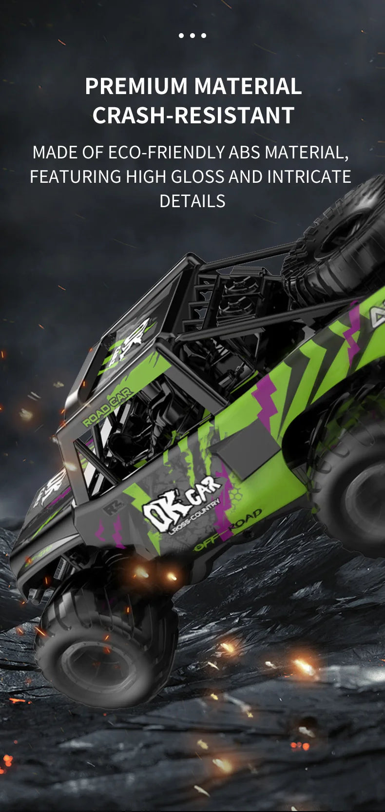 JJRC Q191 RC Car Waterproof 4WD All-Terrain Off-Road Buggy