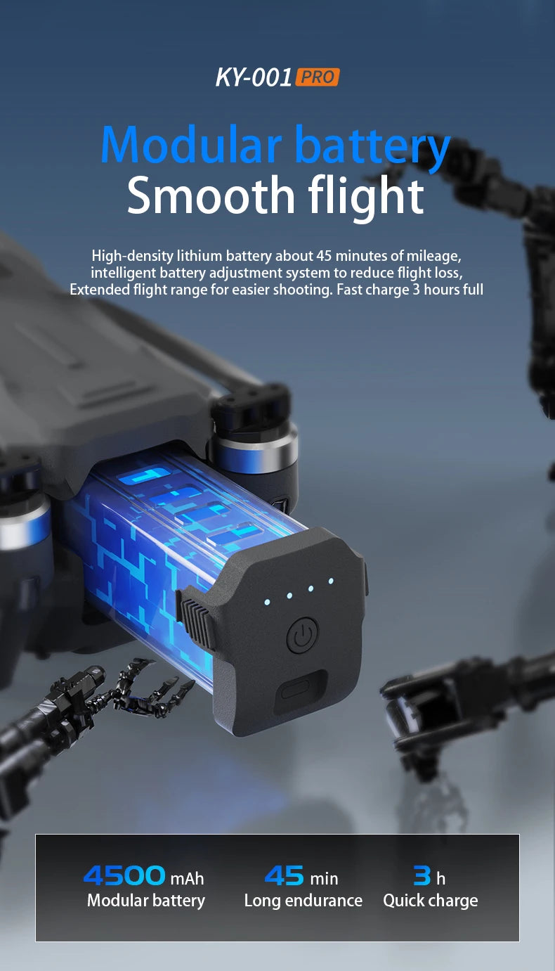 KY-001 PRO Hang 800g GPS Drone – 8K Camera, 3-Axis Gimbal, 20KM Range