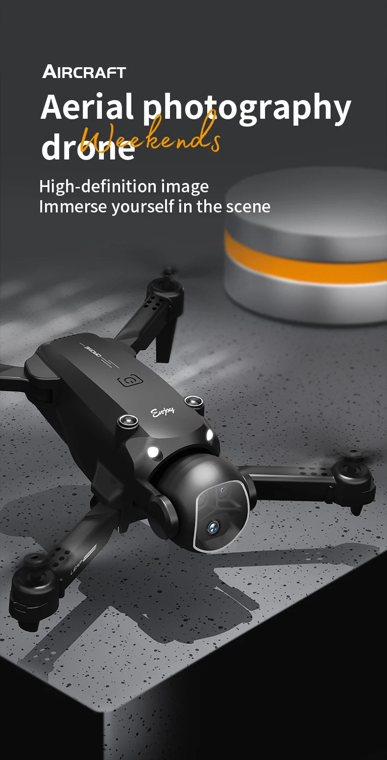 H20 Foldable RC Drone – Four-Axis Flying Toy with Dual Lens & Optical Flow Hover