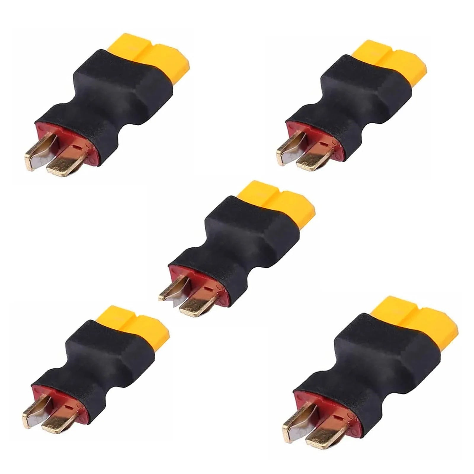 RCXAZ XT60 Female to T Plug Male Adapter – 5PCS