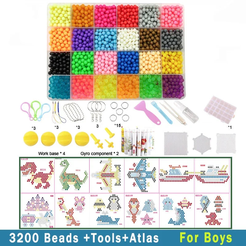 5mm Magic Water Beads – 3D DIY Montessori Aquamosaic Set