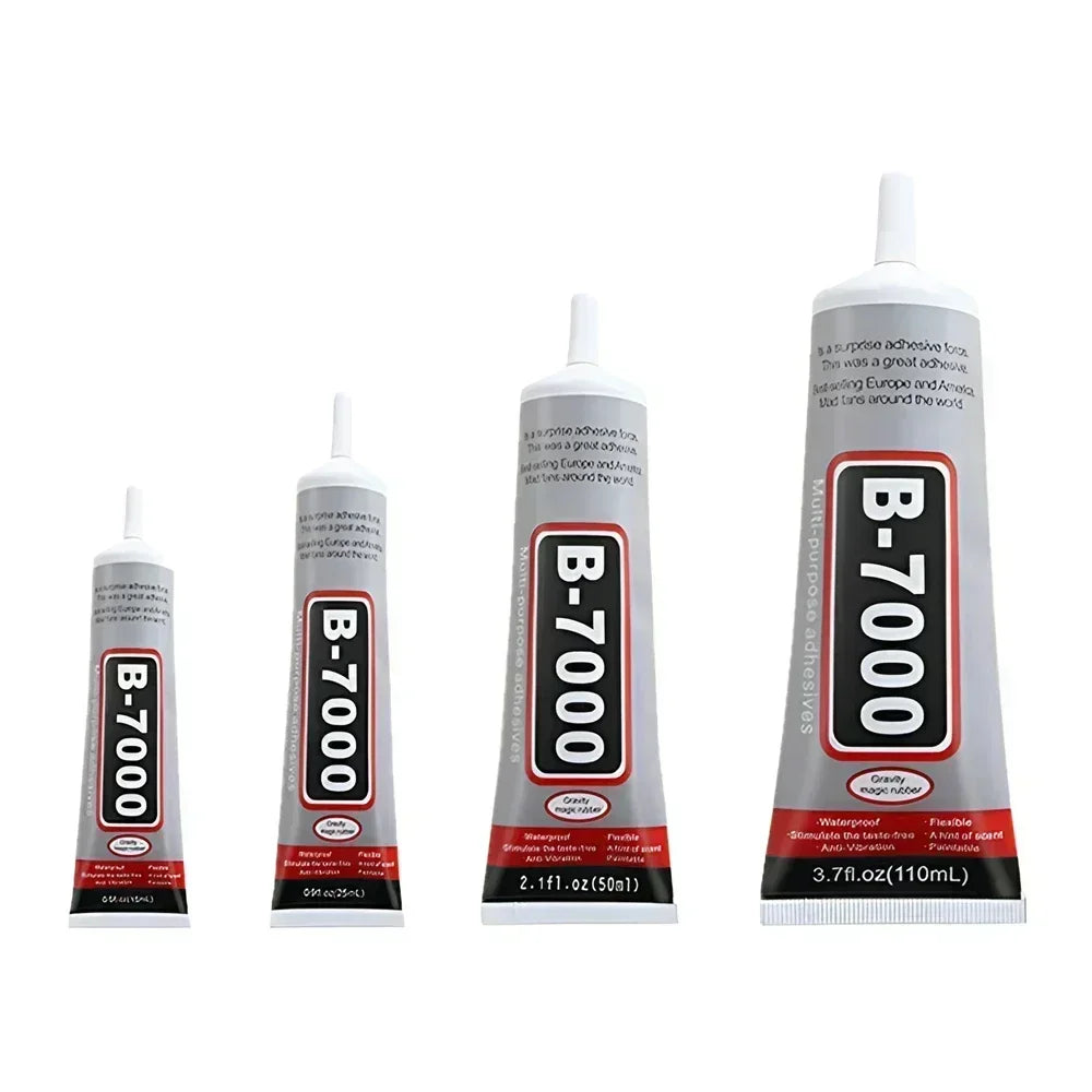 B-7000 Clear Adhesive Glue with Precision Tip (15ml/50ml/110ml)