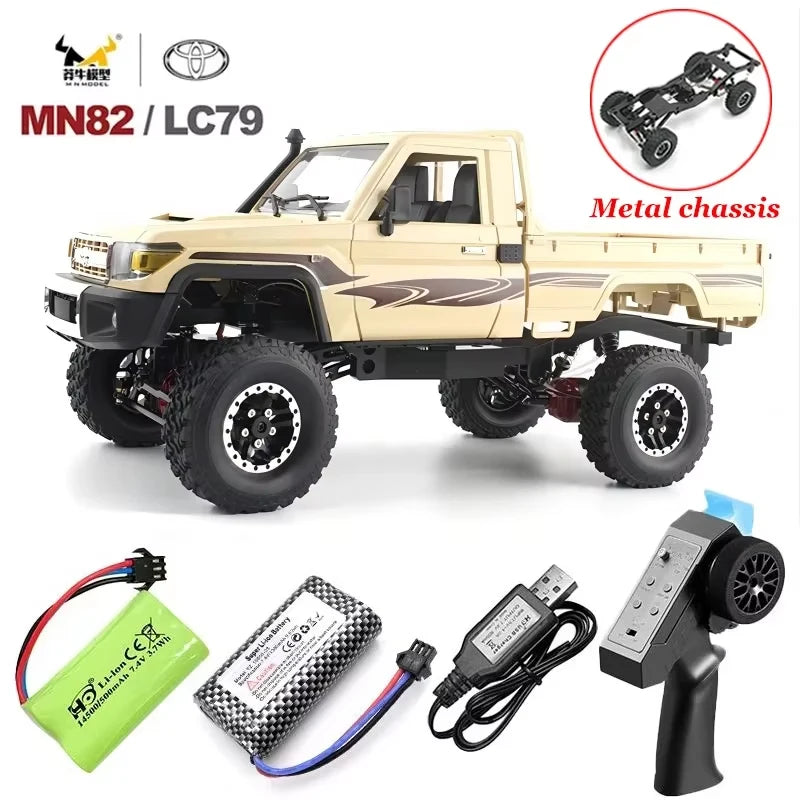 MN82/MN82S 1/12 RC Car 4x4 Off-Road Crawler – Toyota Style