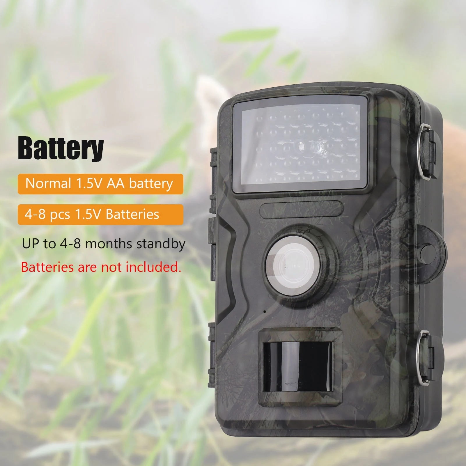 1080P 16MP Trail Camera with Night Vision & LCD Screen