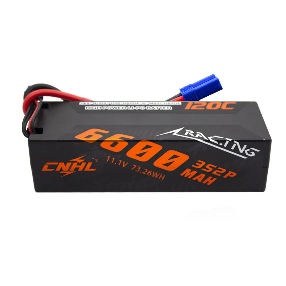 CNHL Lipo Battery 3S/4S 5600-8000mAh 11.1V/14.8V Hard Case with T EC5 Plug