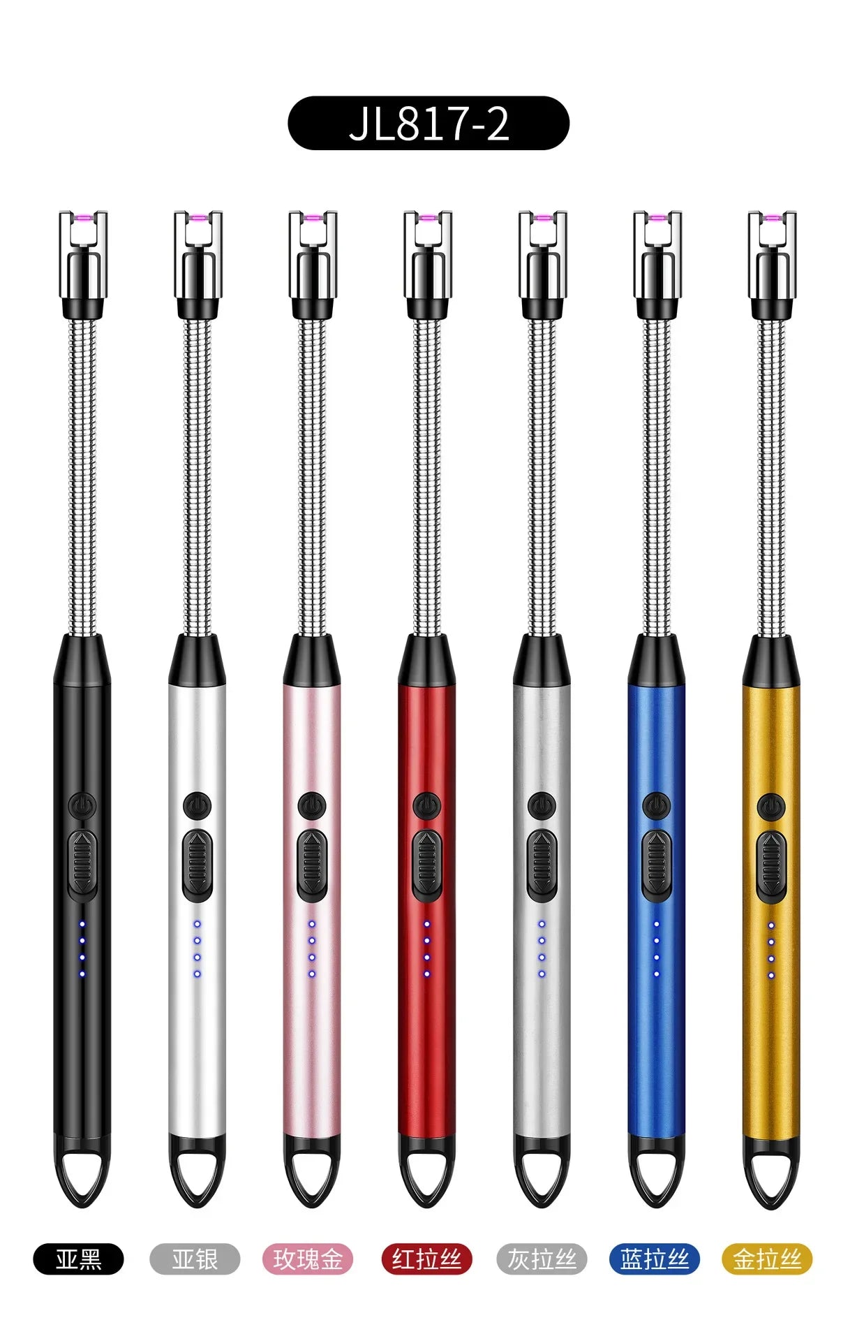 360° USB Electric Arc Lighter – Plasma Pulse Windproof Rechargeable BBQ Candle Lighter with Power Display