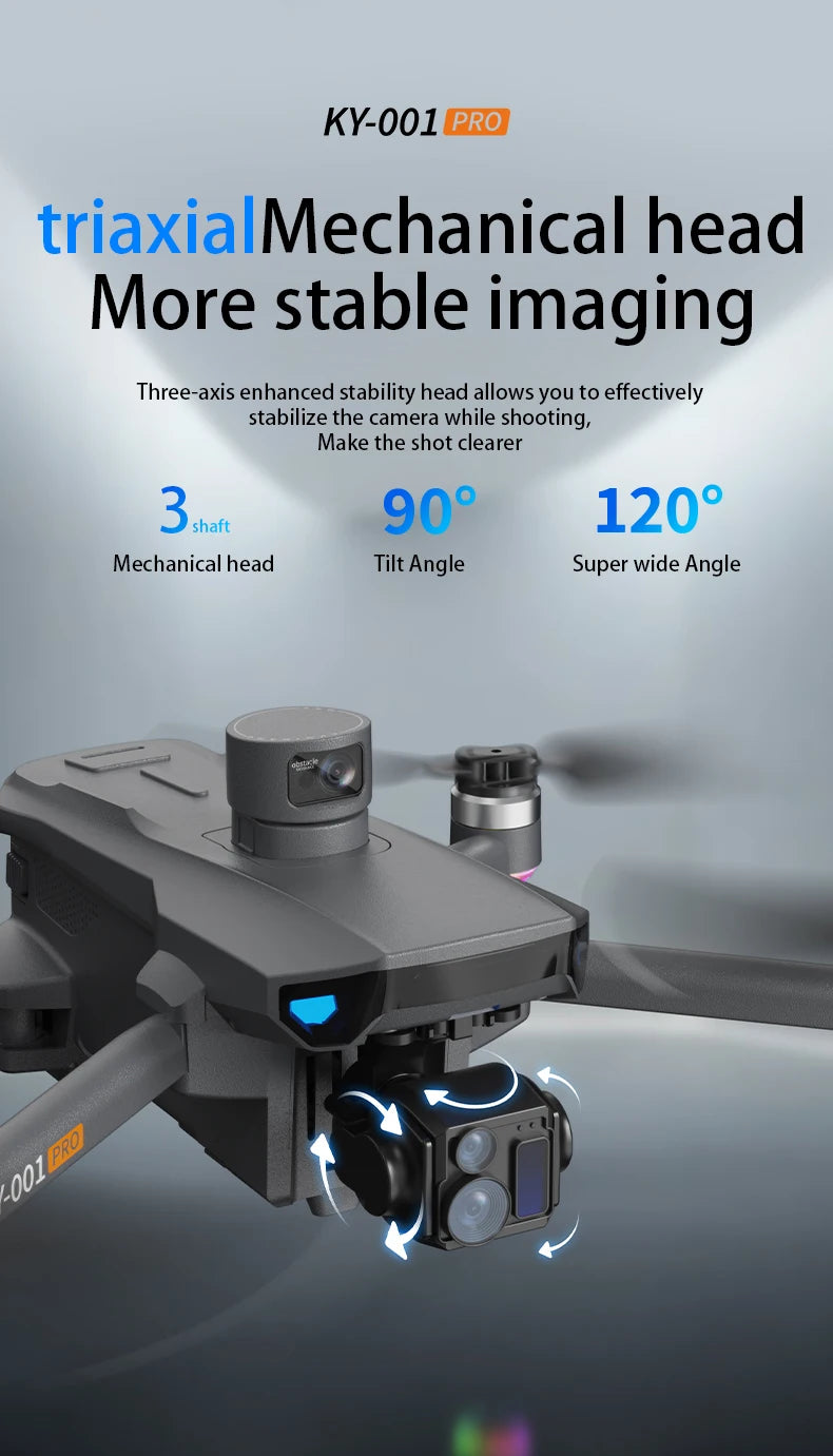 KY-001 PRO Hang 800g GPS Drone – 8K Camera, 3-Axis Gimbal, 20KM Range