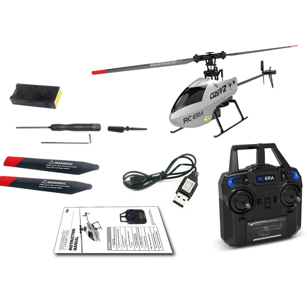 ERA C129V2 RC Helicopter 2.4GHz RTF with 6-Axis Gyro & 3D Flip