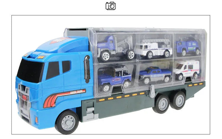 10-in-1 Construction Truck Toy Set – Die-Cast Vehicles for Kids