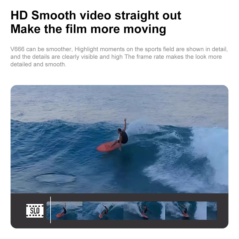 V666 Mini Drone 4K HD Camera FPV Quadcopter with Screen