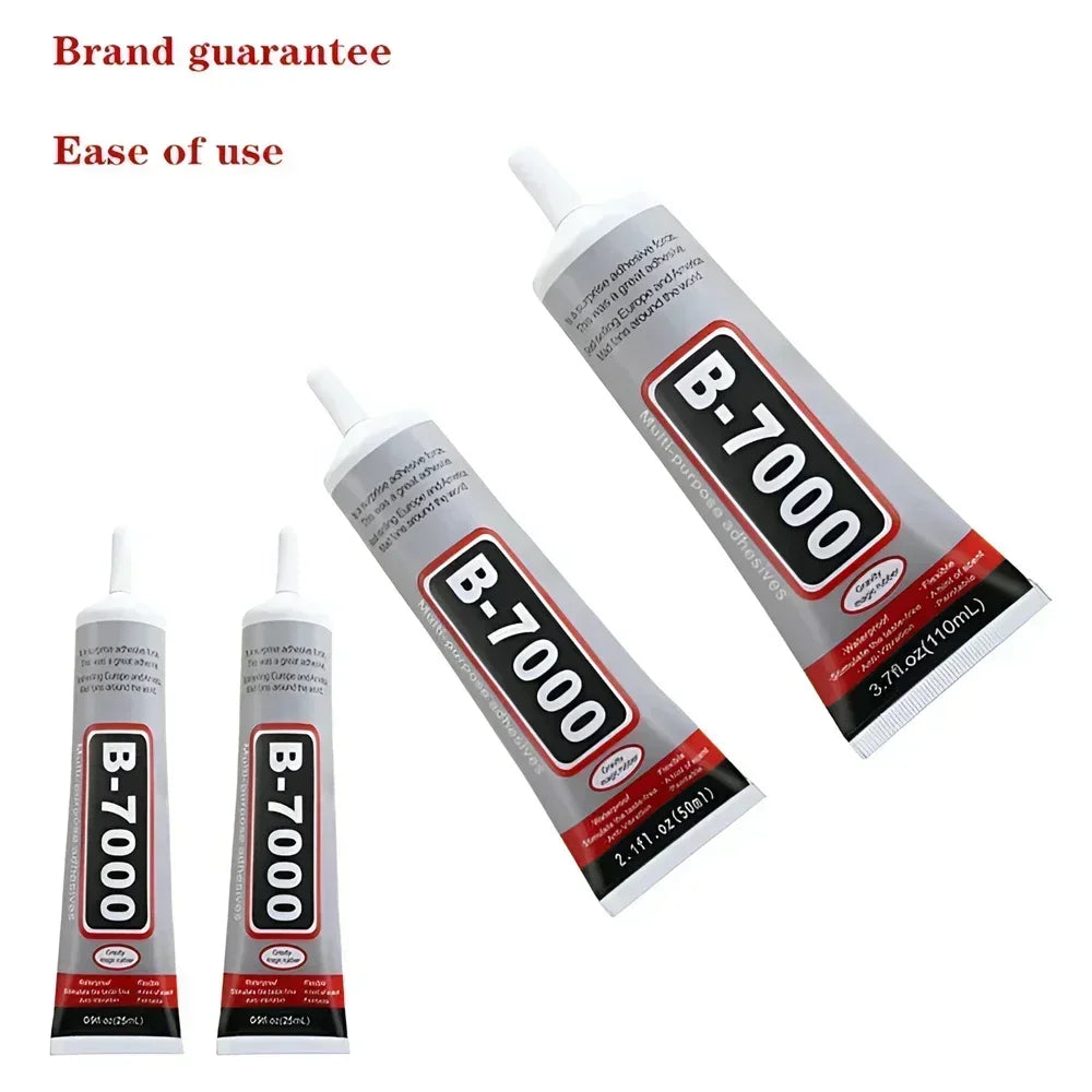 B-7000 Clear Adhesive Glue with Precision Tip (15ml/50ml/110ml)