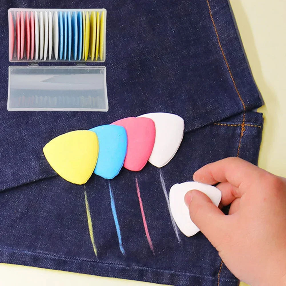 10PCS Colorful Tailor Chalk – Sewing & Fabric Marking Set