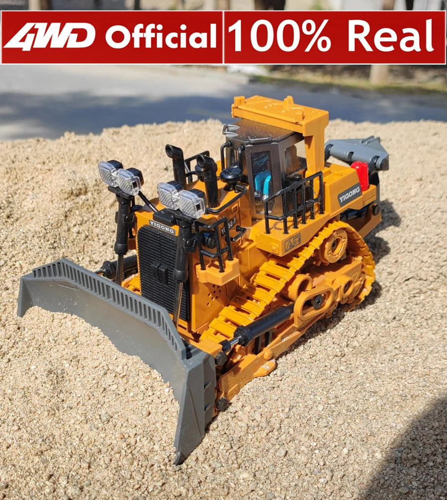 4WD RC Excavator Dump Truck Bulldozer Toy – Construction Vehicle