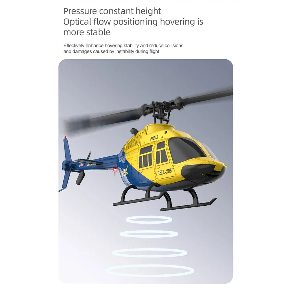 ERA A60 Bell 206 RC Helicopter 1/42 2.4G 4CH Flybarless