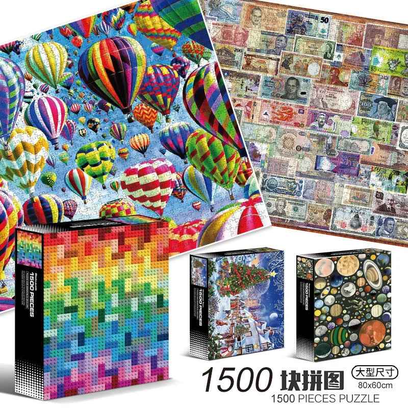 2000-Piece Landscape Jigsaw Puzzle – Educational Game for Kids & Children
