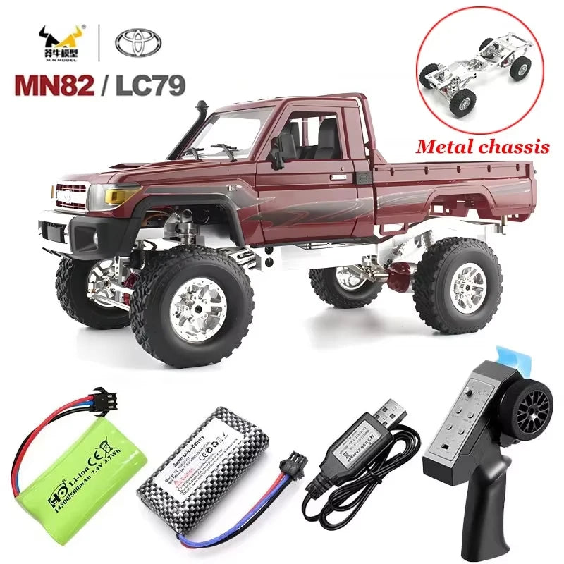 MN82/MN82S 1/12 RC Car 4x4 Off-Road Crawler – Toyota Style