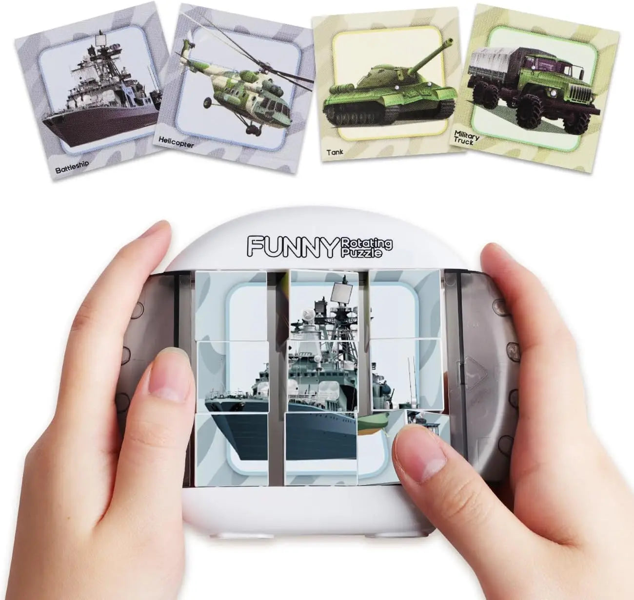 4-in-1 Rotating Puzzle – Fidget Toy for Kids Ages 3+