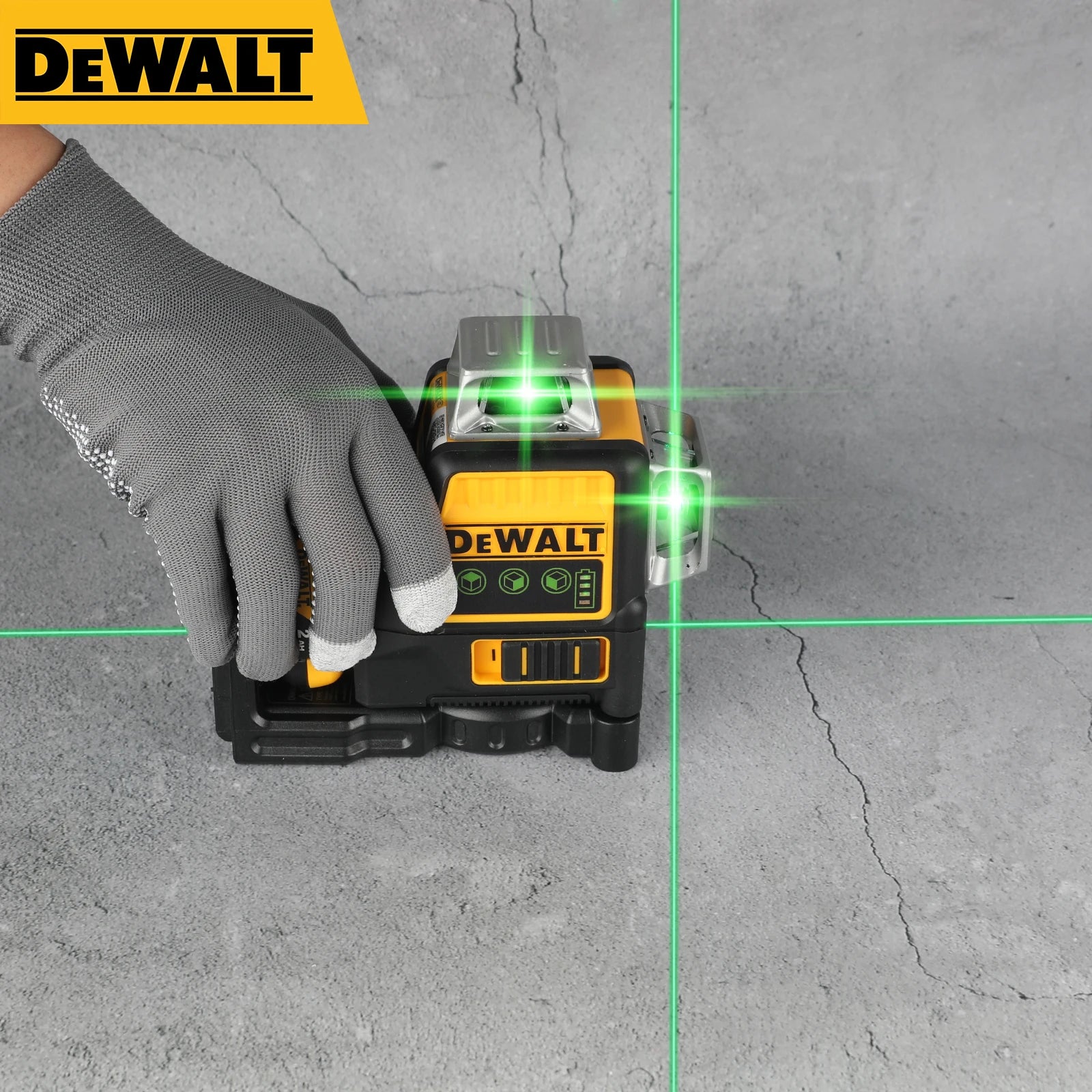 DeWalt DW089LG 12-Line Green Beam Laser Level – 360° 12V