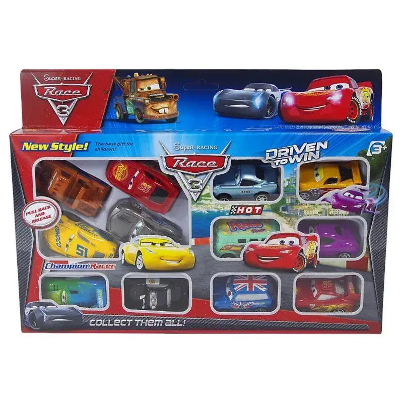 12pcs Disney Pixar Cars Toy Set – Lightning McQueen, Jackson Storm, Mater PVC Model Cars