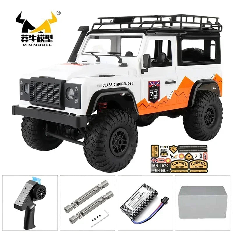 MN82/MN82S 1/12 RC Car 4x4 Off-Road Crawler – Toyota Style