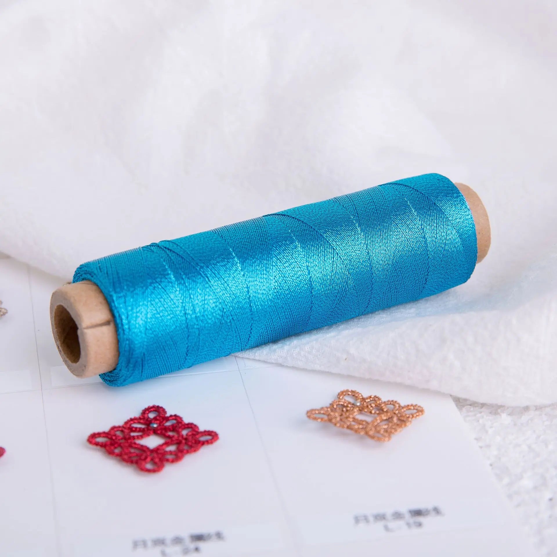 200m Colorful Shiny Metallic Embroidery & Craft Thread
