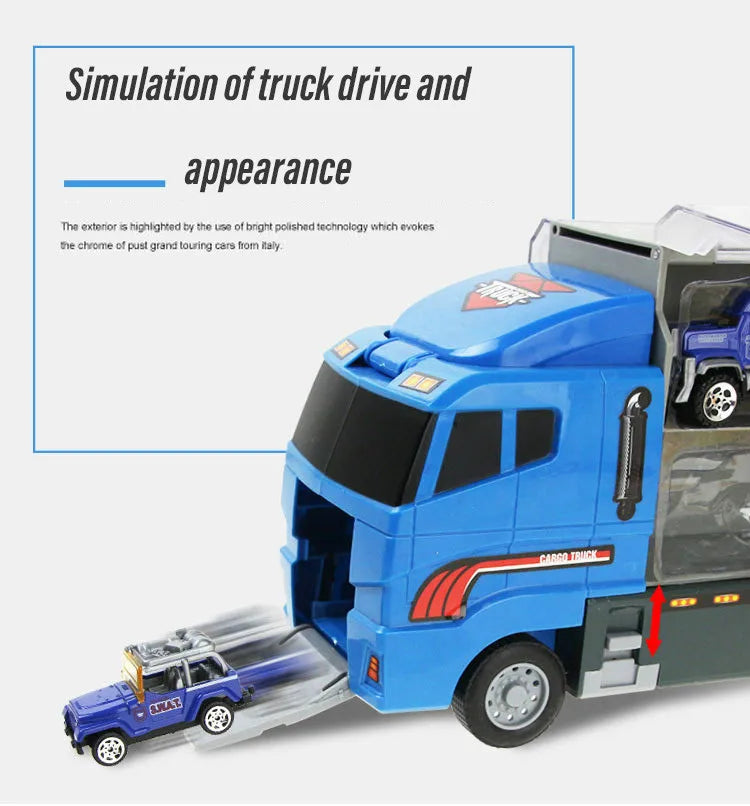 10-in-1 Construction Truck Toy Set – Die-Cast Vehicles for Kids