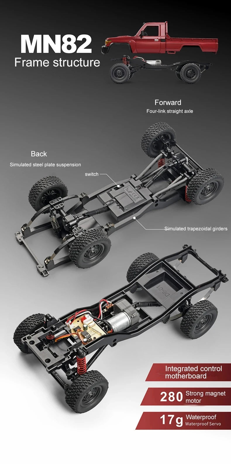 1/12 4WD RC Car Off-Road Buggy Truck – 2.4G Remote Control
