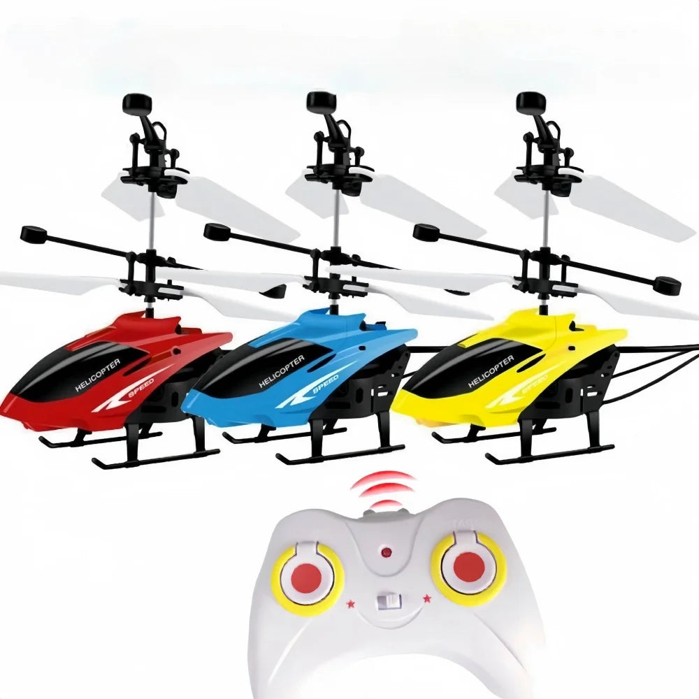 Mini 2-Channel RC Drone – Rechargeable & Anti-Fall
