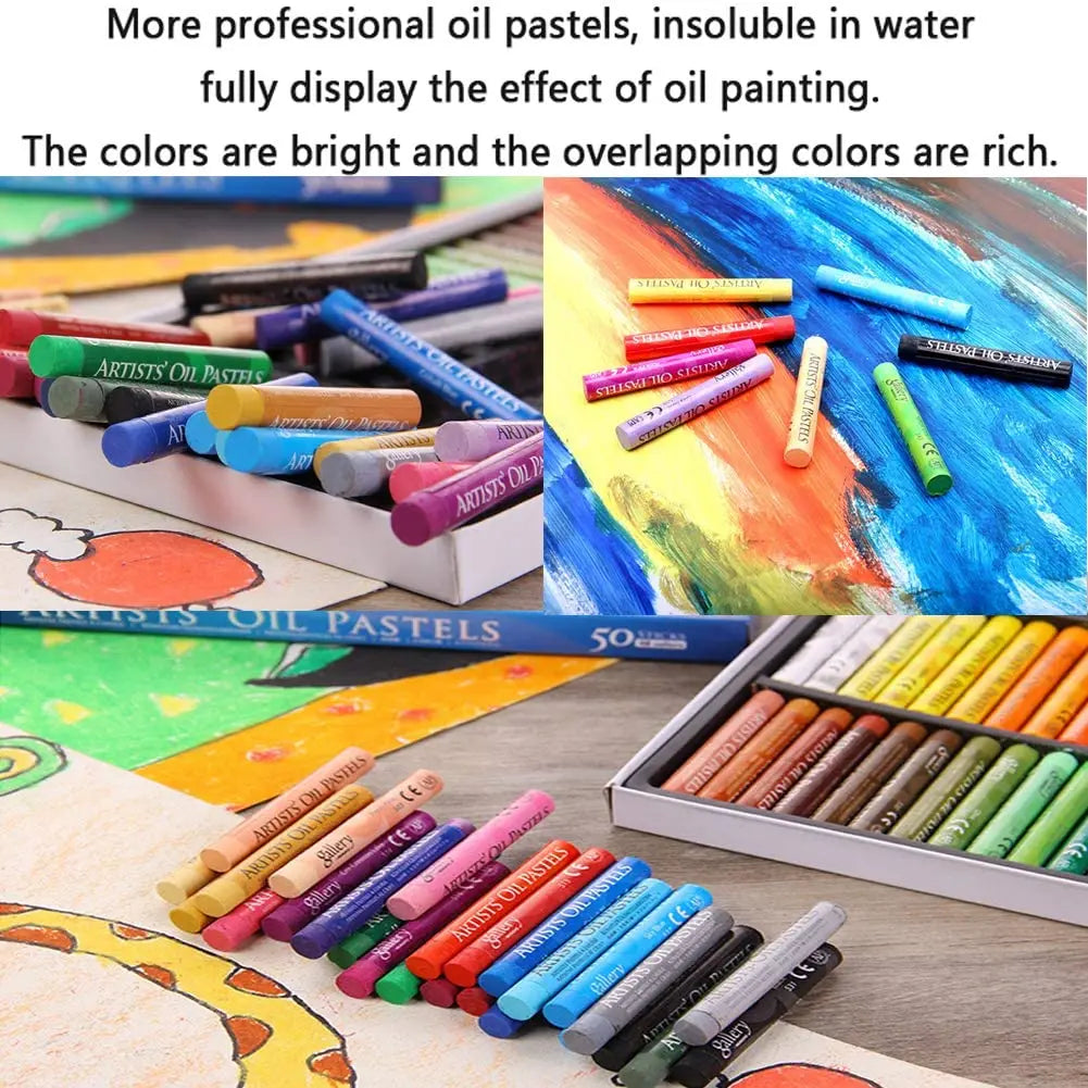 MUNGYO Artist Oil Pastels – Professional Non-Toxic Art Sticks