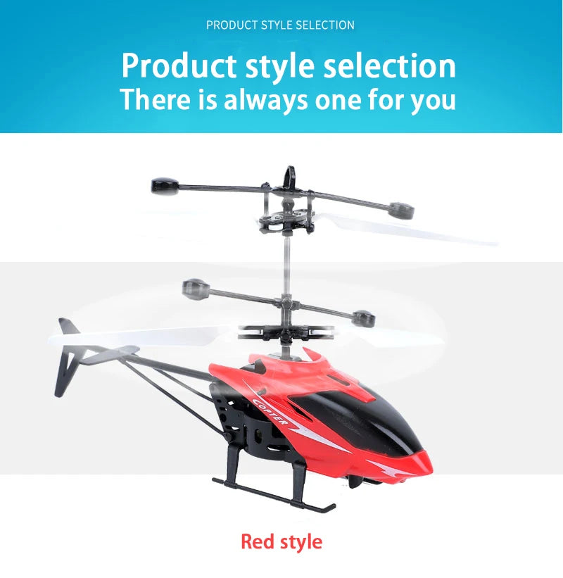 Mini RC Drone – Rechargeable, Safe & Fall-Resistant (No Battery)