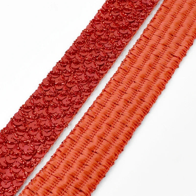 2–10M Sequin Ribbon Lace Trim – DIY Sewing & Wedding Decor