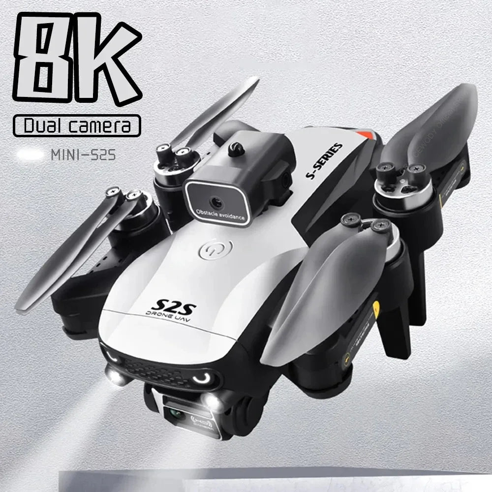 S2S Mini Drone 4K/8K HD Camera Foldable Quadcopter with Obstacle Avoidance