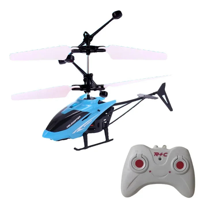 Mini RC Helicopter – Safe, Fall-Resistant & Rechargeable