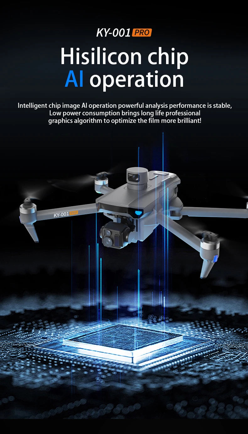 KY-001 PRO Hang 800g GPS Drone – 8K Camera, 3-Axis Gimbal, 20KM Range