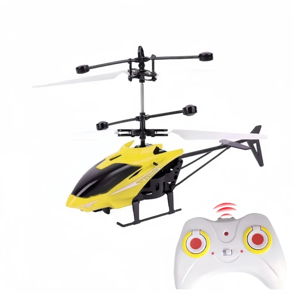 Mini 2-Channel RC Drone – Rechargeable & Anti-Fall