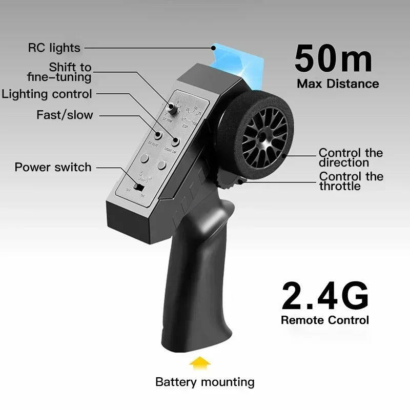 MN82/MN82S 1/12 RC Car 4x4 Off-Road Crawler – Toyota Style