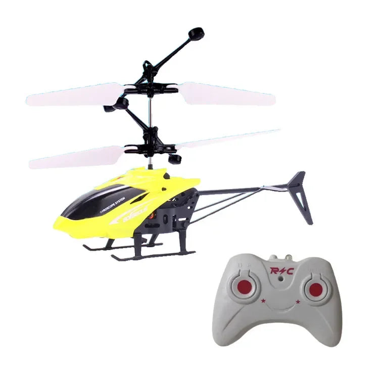 Mini RC Helicopter – Safe, Fall-Resistant & Rechargeable