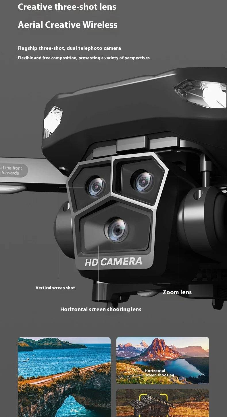 UVA P20 Drone – 8K HD Camera, 3-Axis Gimbal GPS Quadcopter