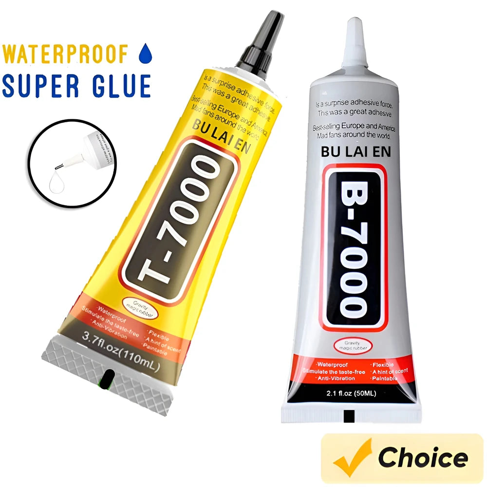 B-7000 Clear Adhesive Glue with Precision Tip (15ml/50ml/110ml)
