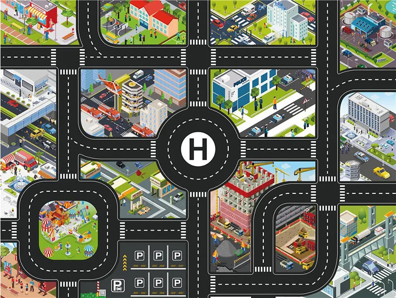 10-in-1 Construction Truck Toy Set – Die-Cast Vehicles for Kids