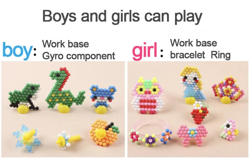 5mm Magic Water Beads – 3D DIY Montessori Aquamosaic Set