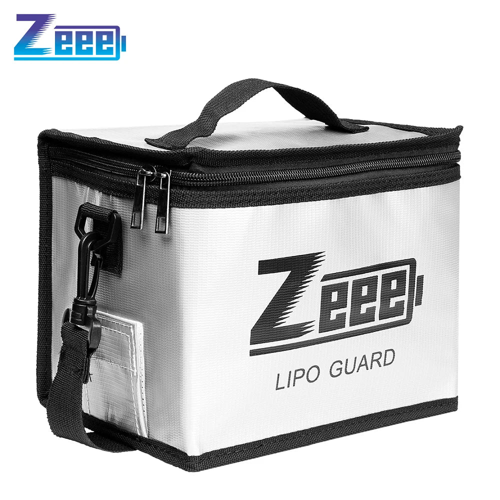 Zeee LiPo Battery Safe Bag Fireproof Explosionproof – 215×145×165mm