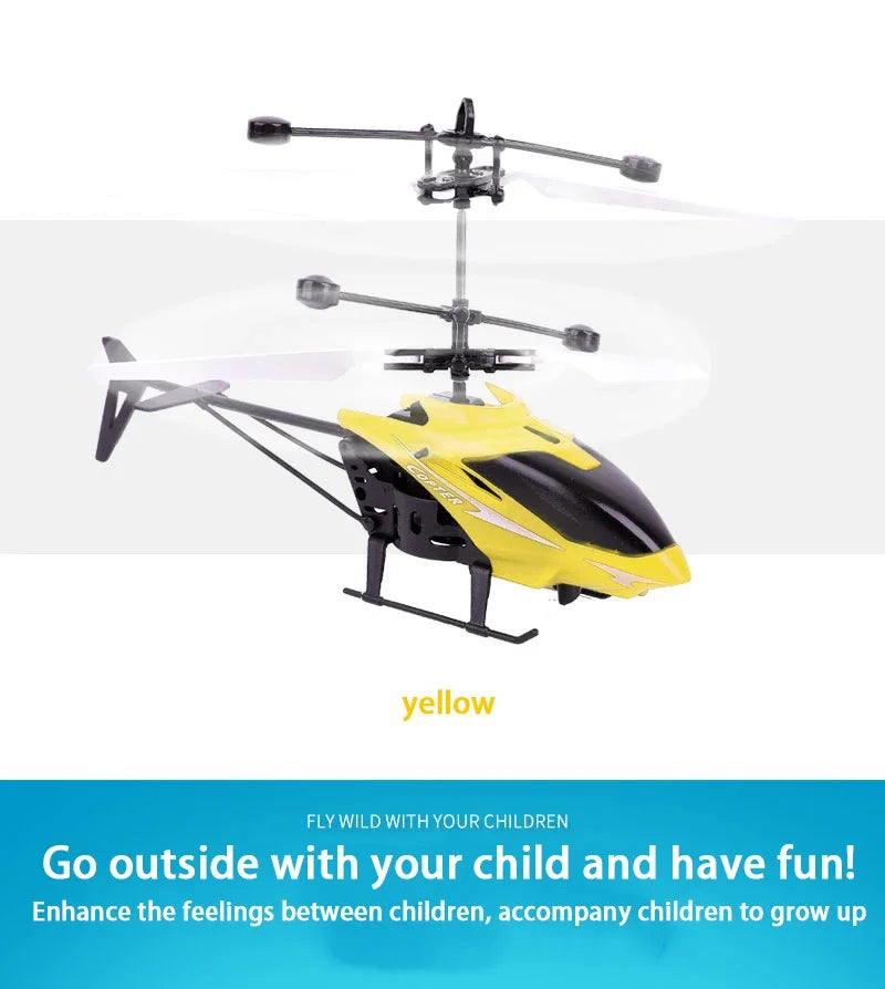Mini RC Drone – Rechargeable, Safe & Fall-Resistant (No Battery)